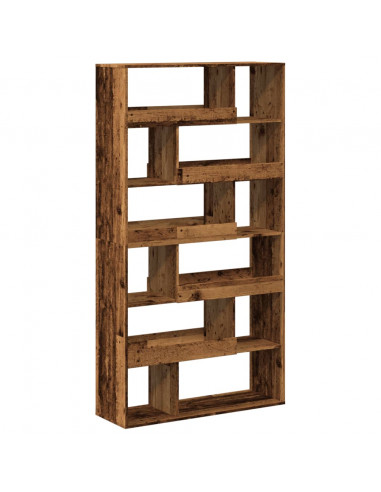 Divisorio Stanza Legno Antico 100x33x187,5 cm in Truciolato