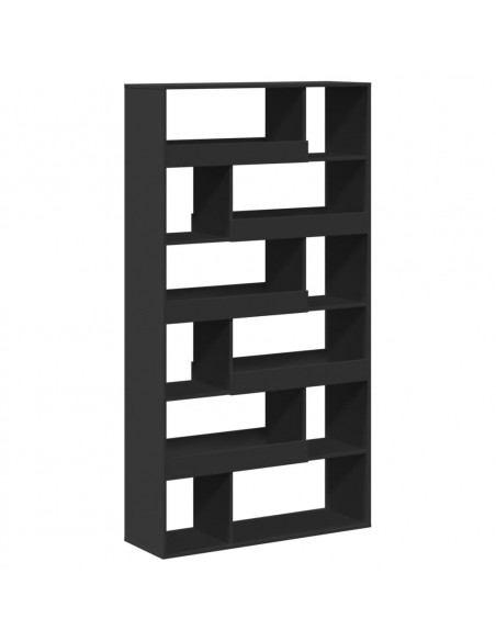 Divisorio Stanza Nero 100x33x187,5 cm in Truciolato