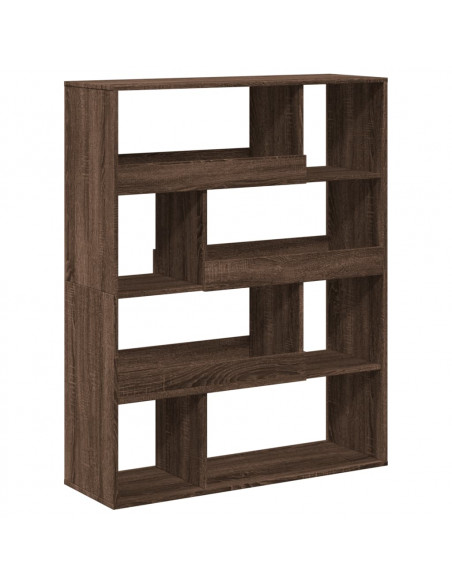 Divisorio Stanza Rovere Marrone 100x33x125,5 cm in Truciolato