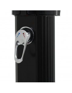 Doccia ad Energia Solare Pieghevole Nera 214 cm 23 L 2