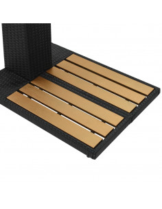 Doccia da Giardino in Polyrattan e WPC 2