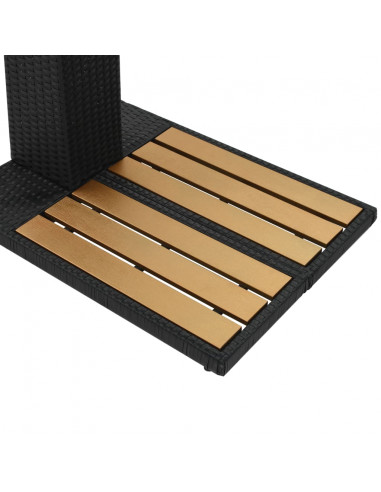 Doccia da Giardino in Polyrattan e WPC