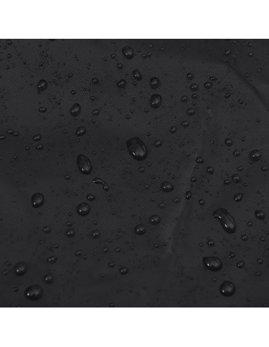 Copertura per Stufa a Piramide Nera 86x47x241 cm 420D Oxford