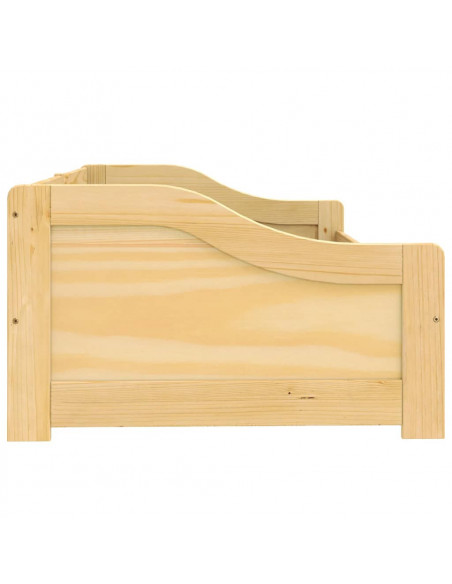 Dormeuse 2 Cassetti 90x200 cm Legno Massello Pino IRUN