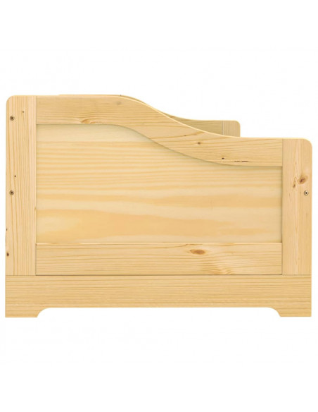 Dormeuse 3 Cassetti 90x200 cm Legno Massello Pino IRUN