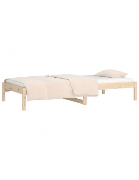 Dormeuse 90x190 cm Single in Legno Massello di Pino