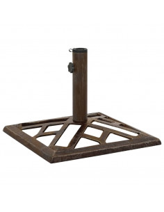 Base per Ombrellone Bronzo 44x44x31 cm in Ghisa 2