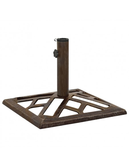 Base per Ombrellone Bronzo 44x44x31 cm in Ghisa