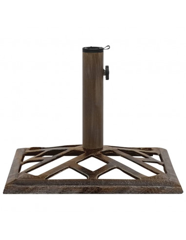Base per Ombrellone Bronzo 44x44x31 cm in Ghisa