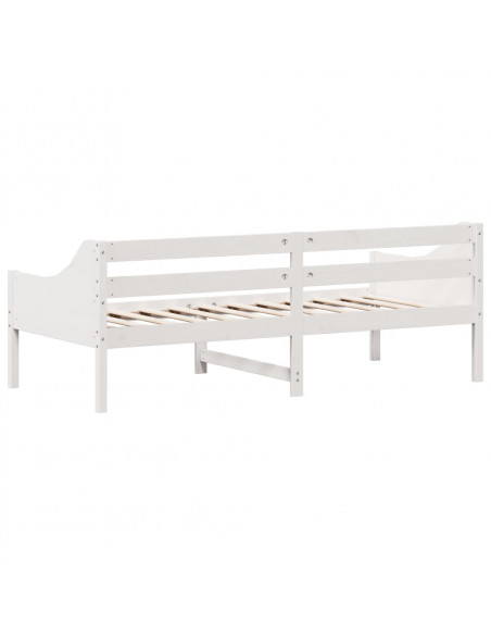 Dormeuse Bianca 100x200 cm in Legno Massello di Pino
