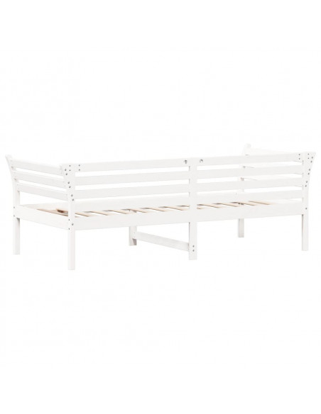 Dormeuse Bianca 100x200 cm in Legno Massello di Pino