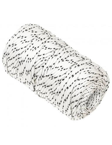 Corda Intrecciata per Barca Bianca 2mm x 100m Poliestere