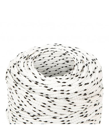 Corda Intrecciata per Barca Bianca 2mm x 100m Poliestere