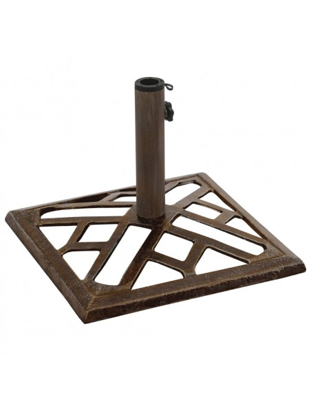 Base per Ombrellone Bronzo 44x44x31 cm in Ghisa