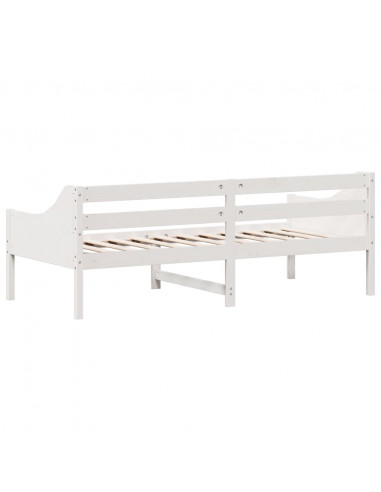 Dormeuse Bianca 80x200 cm in Legno Massello di Pino