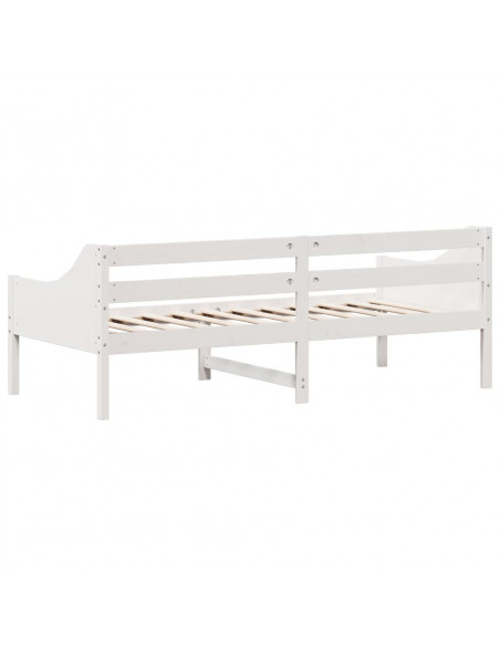 Dormeuse Bianca 80x200 cm in Legno Massello di Pino