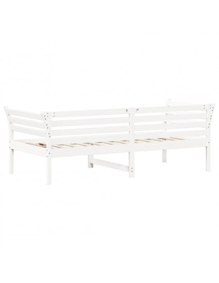 Dormeuse Bianca 80x200 cm in Legno Massello di Pino