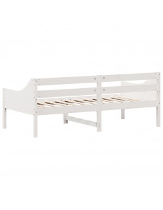 Dormeuse Bianca 90x190 cm in Legno Massello di Pino 2