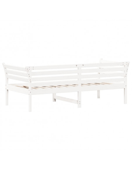 Dormeuse Bianca 90x190 cm in Legno Massello di Pino