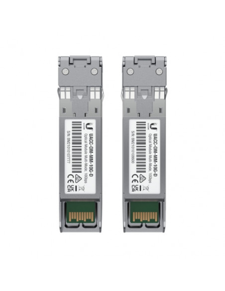 Ubiquiti Networks UACC-OM-MM-10G-D-2 modulo del ricetrasmettitore di rete Fibra ottica 10000 Mbit/s 850 nm