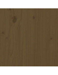 Dormeuse Estraibile Miele 2x(100x200) cm Legno Massello di Pino 2