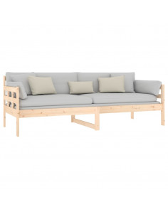 Dormeuse in Legno Massello di Pino 80x200 cm 2