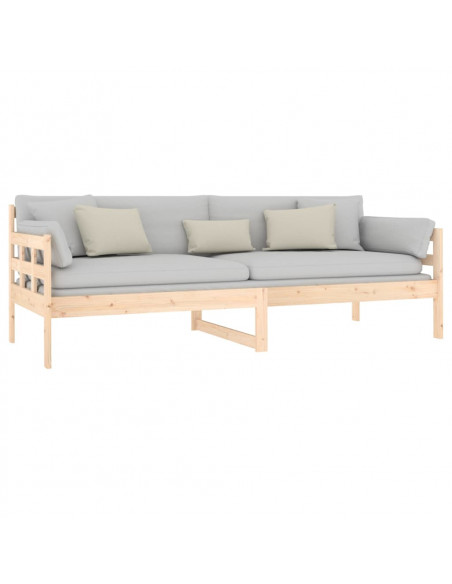 Dormeuse in Legno Massello di Pino 80x200 cm Dormeuse in Legno Massello di Pino 80x200 cm