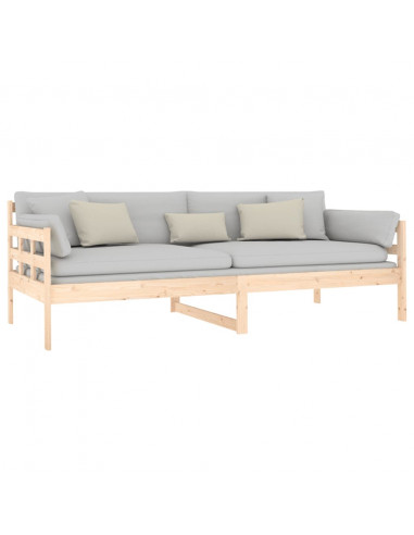 Dormeuse in Legno Massello di Pino 90x200 cm