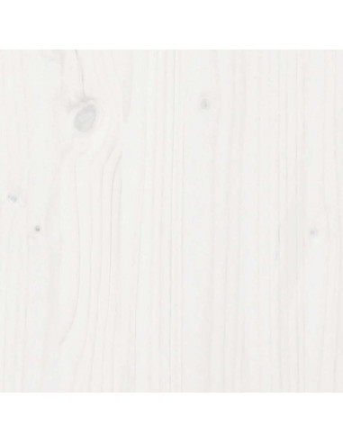 Dormeuse Letto Estraibile e Cassetti Bianco 90x190cm Legno Pino