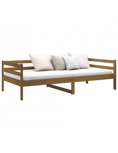 Dormeuse Miele 90x190 cm in Legno Massello di Pino