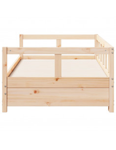 Dormeuse senza Materasso 90x190 cm in Legno Massello di Pino 2
