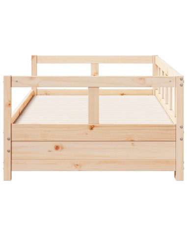 Dormeuse senza Materasso 90x190 cm in Legno Massello di Pino