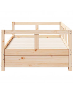 Dormeuse senza Materasso 90x200 cm in Legno Massello di Pino 2