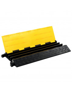 Dosso Passacavi con 3 Canali in Gomma 93 cm