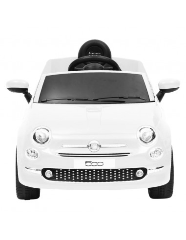 Auto Elettrica per Bambini Fiat 500 Bianca