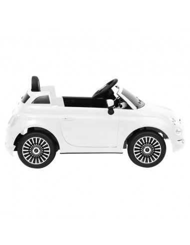 Auto Elettrica per Bambini Fiat 500 Bianca