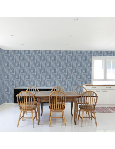 DUTCH WALLCOVERINGS Carta da Parati Wood in Grigio