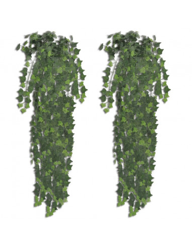 Edera Artificiale Verde 2 Cespugli 90 cm