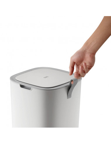 EKO Pattumiera con Sensore Smart Morandi 30 L Bianca