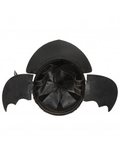 Elmo Vichingo di Fantasia LARP Argento in Acciaio