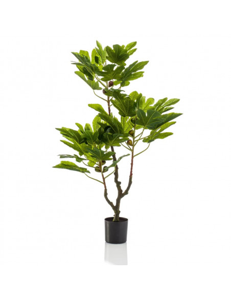 Emerald Albero di Fico Artificiale con Frutti 95 cm in Vaso