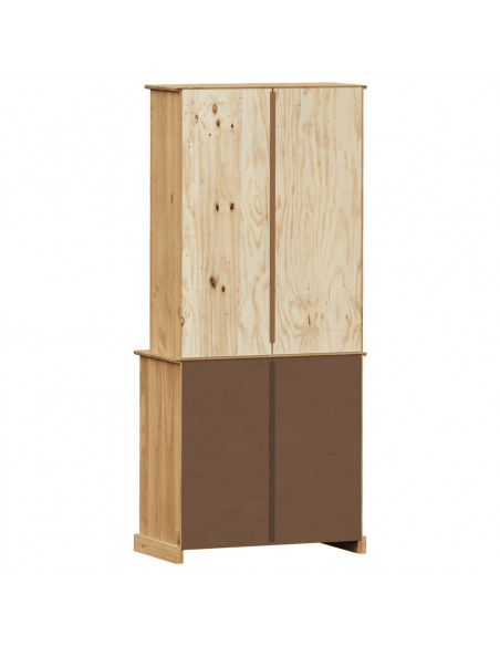 Credenza VIGO 78x40x175 cm in Legno Massello di Pino