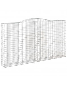 Cesto Gabbione ad Arco 400x50x220/240 cm Ferro Zincato 2