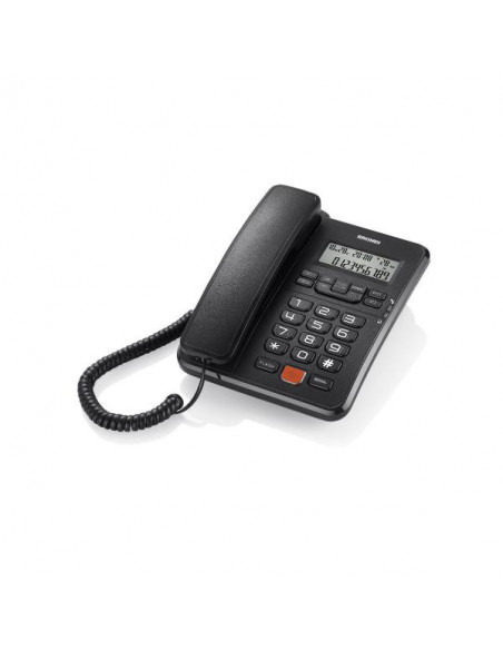 Brondi Office Desk Telefono DECT Nero Identificatore di chiamata