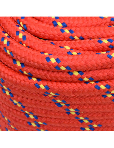 Corda Nautica Rossa 18 mm 25 m in Polipropilene
