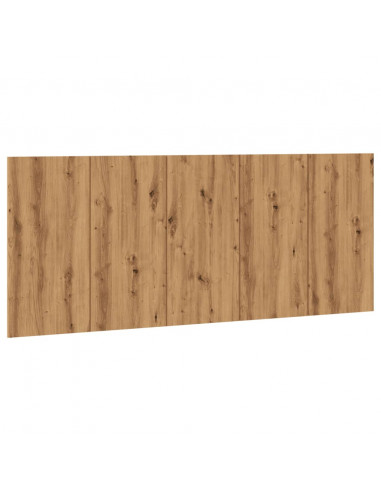 Testiera Rovere Artigianale 200x1,5x80 cm Legno Multistrato