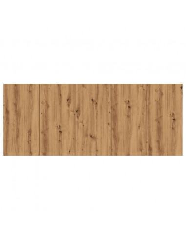 Testiera Rovere Artigianale 200x1,5x80 cm Legno Multistrato