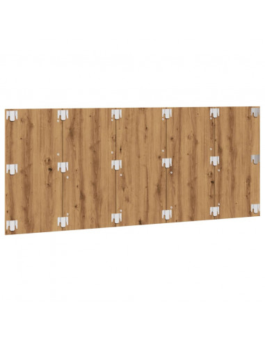 Testiera Rovere Artigianale 200x1,5x80 cm Legno Multistrato