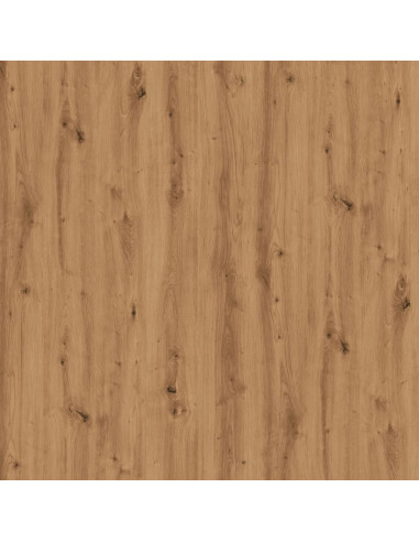 Credenza Rovere Artigianale 90x34x80 cm in Legno Multistrato