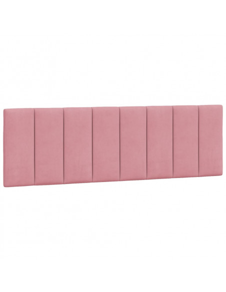 Cuscino Testiera Rosa 160 cm in Velluto